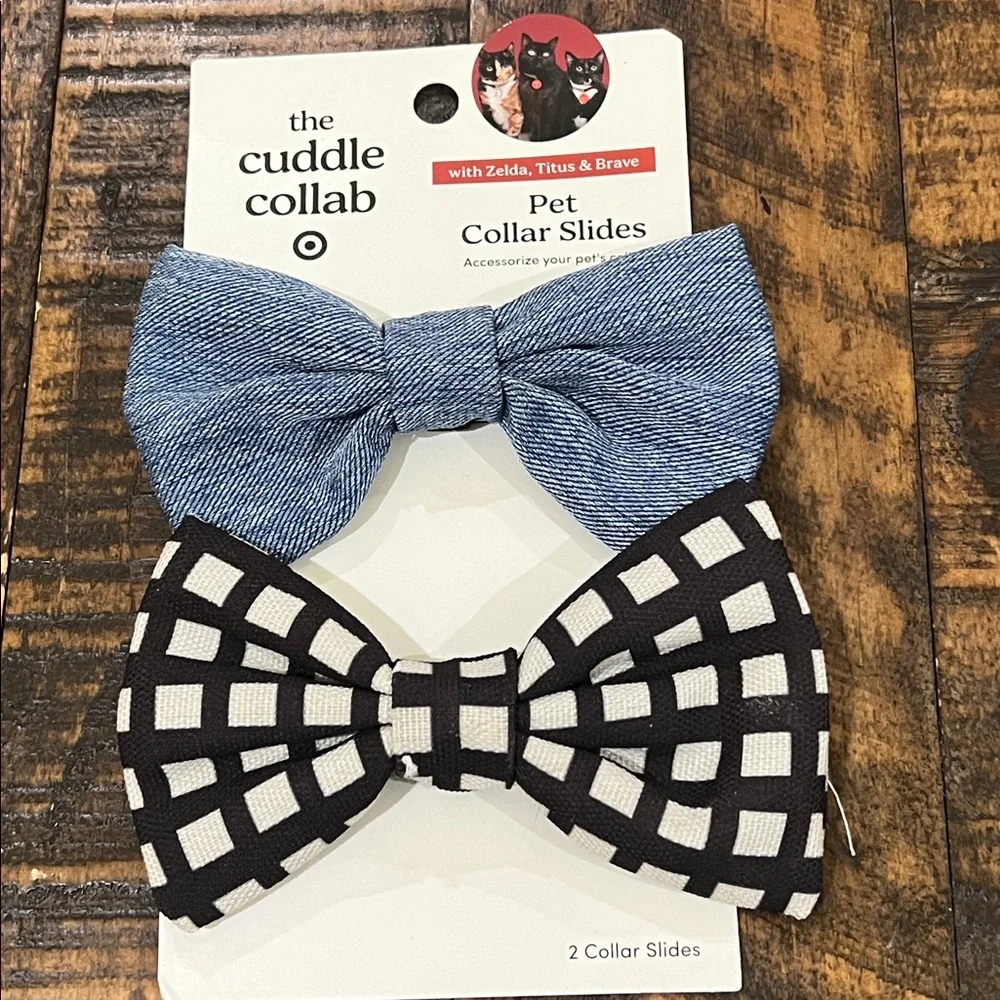 Blue and Black Pet Collar Slides